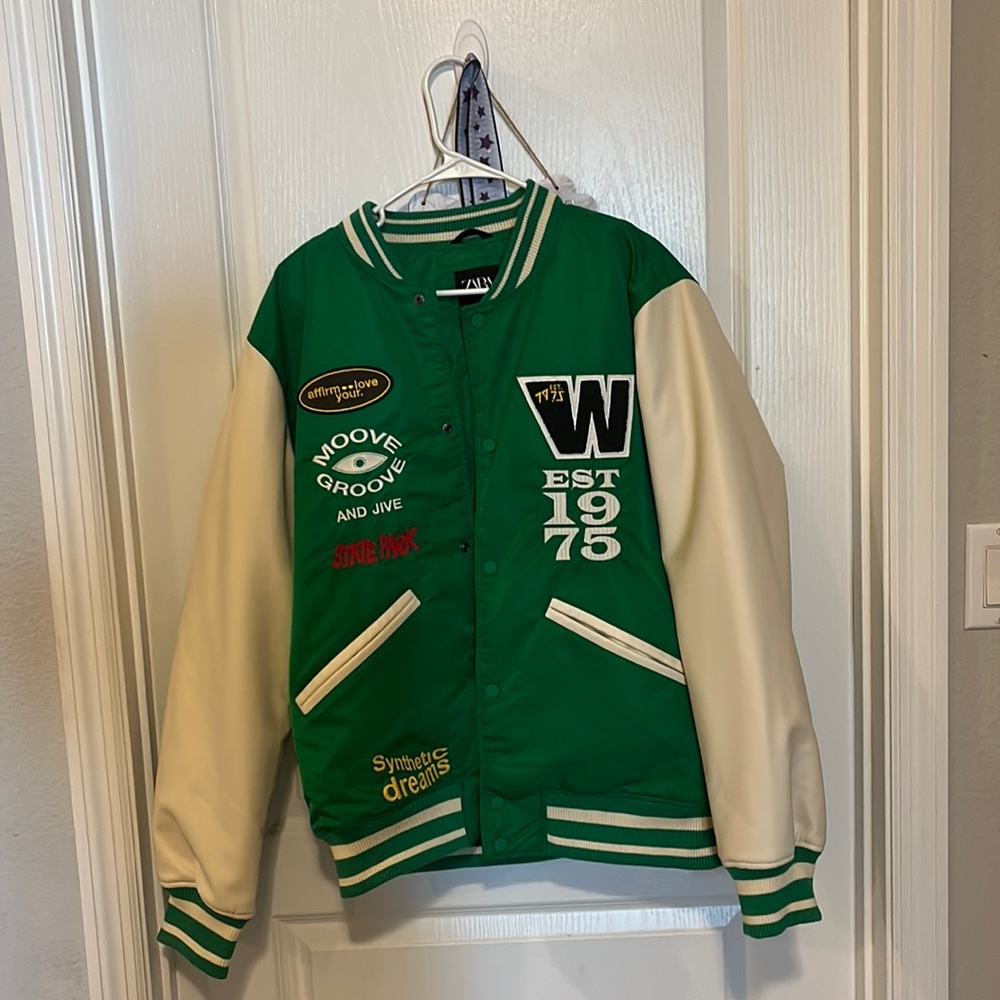 Zara Unisex Varsity Jacket